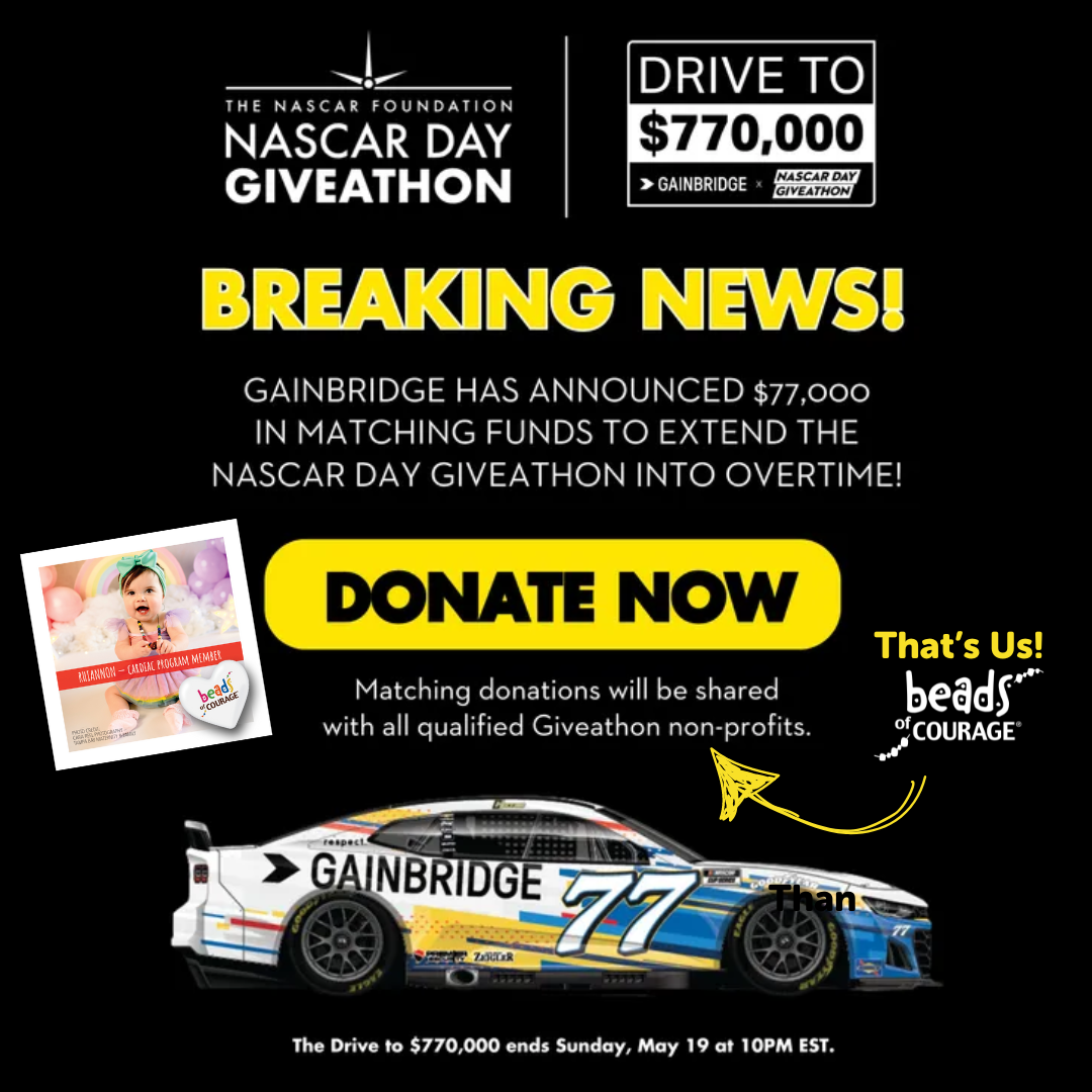 Nascar Day Giveathon - Donations are Matched!