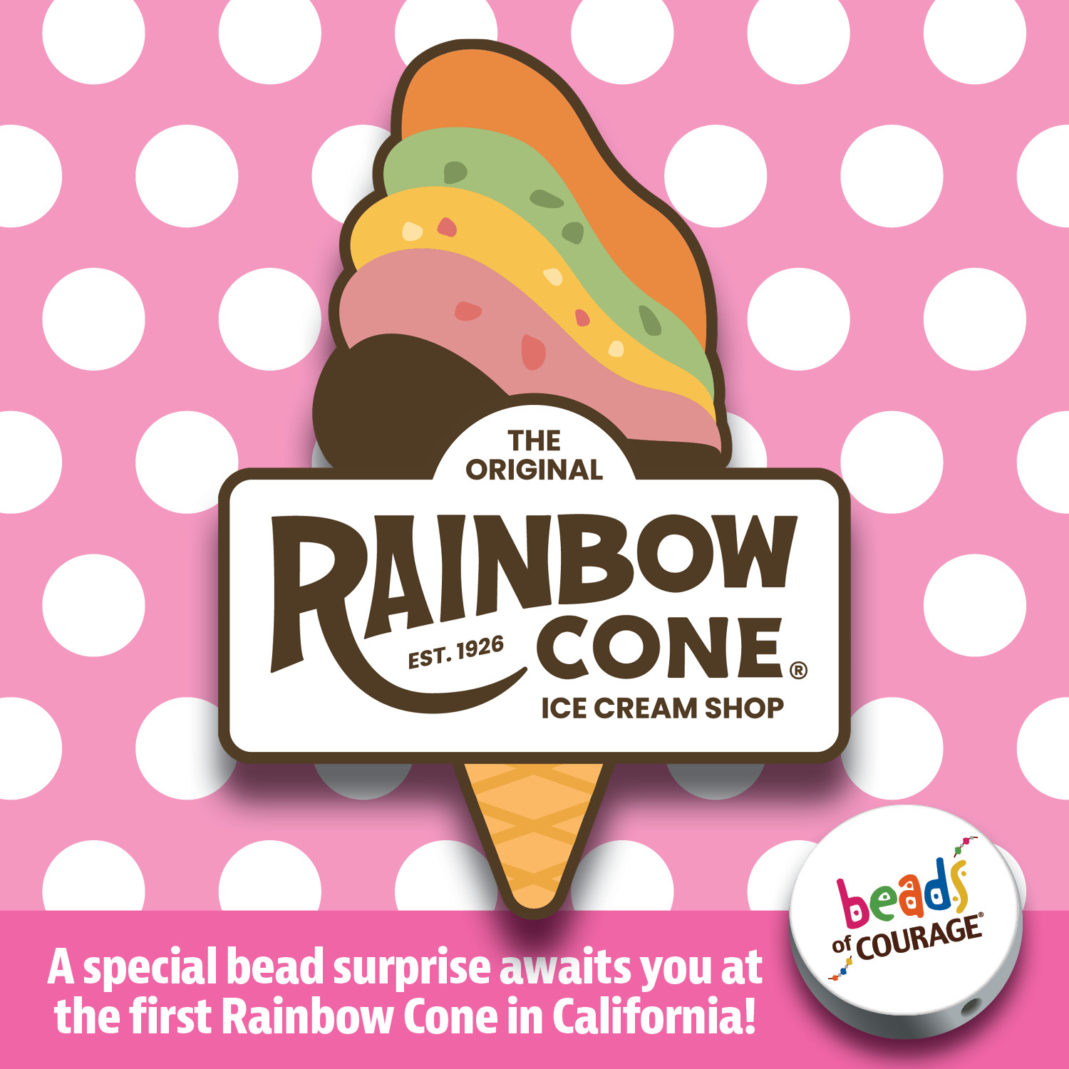 Rainbow Cone – BOC Fundraiser and Grand opening