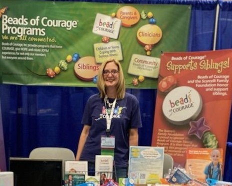 Beth Moneck, Assistant Executive Director, at the Association of Child Life Professionals Conference.