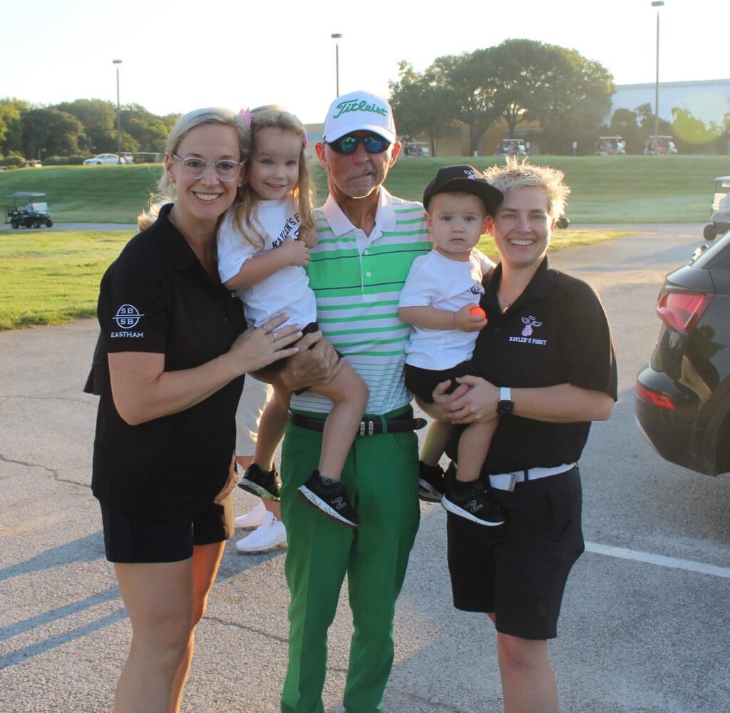 Photo of Callie, Tony, Angela and their children. 