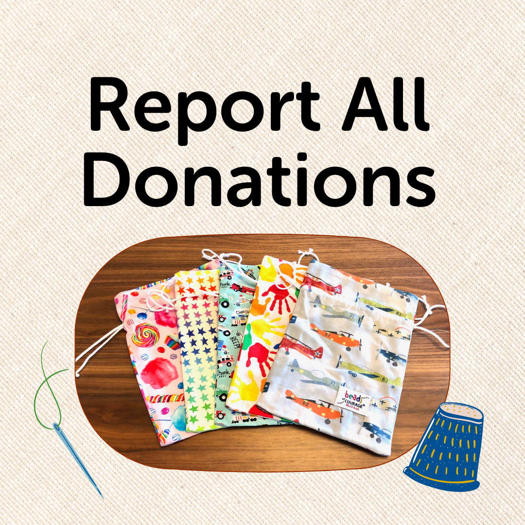 stitcher report donation