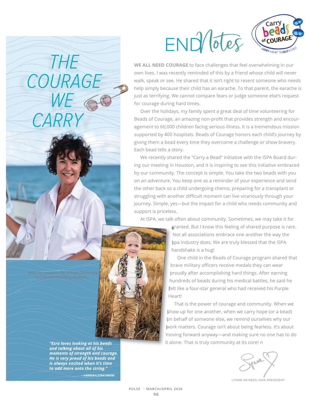 THE COURAGE WE CARRY