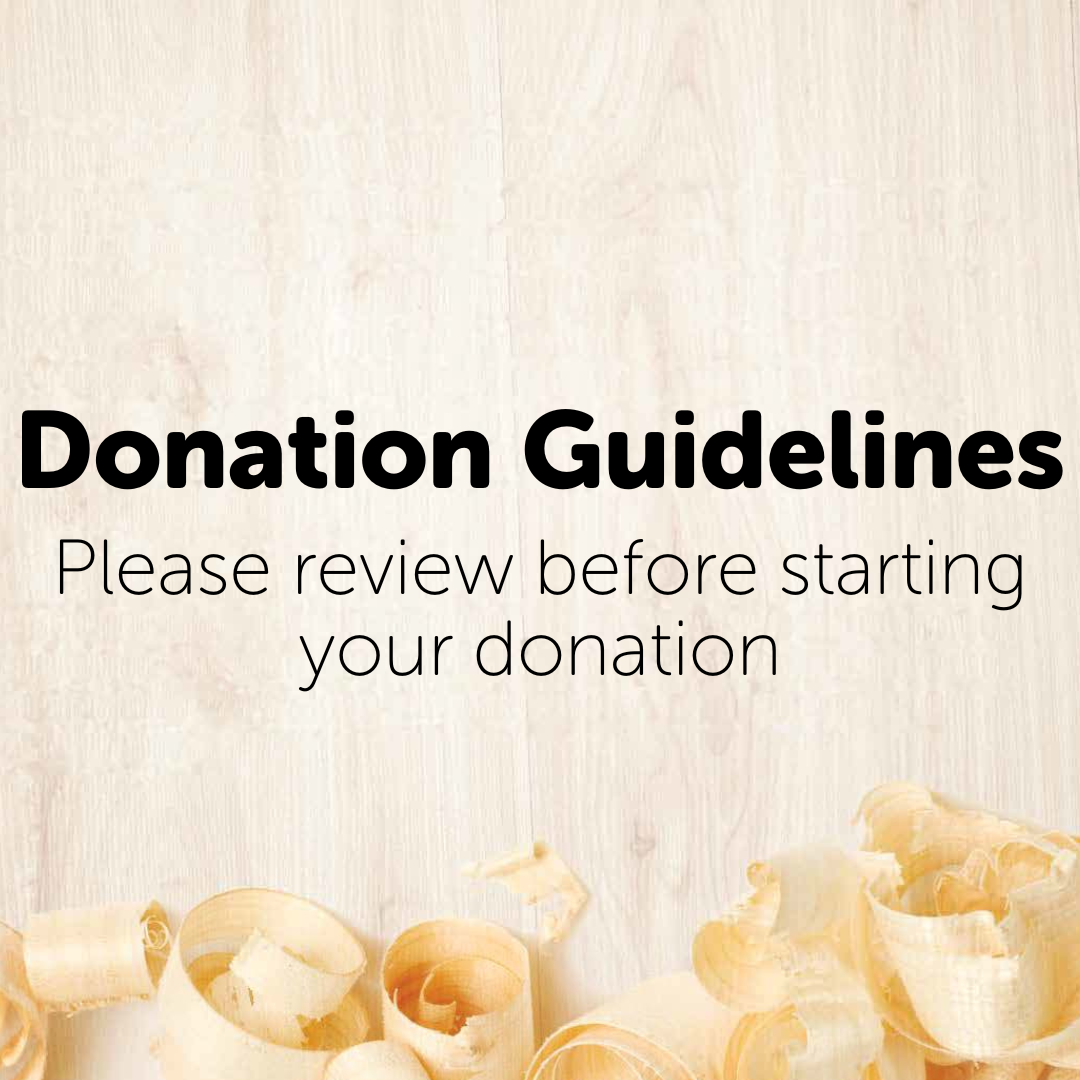 wt donation guidelines button